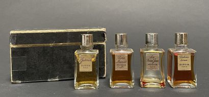 BURDIN PARIS
Four small bottles of perfume:...