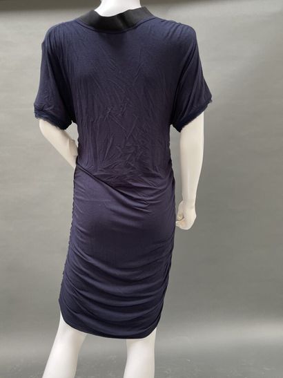 LANVIN Winter 2008 
Blue jersey dress with...