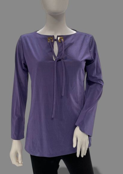 FENDI 
Set includes:
- a purple nylon long-sleeved...
