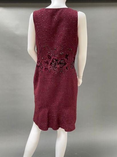RENATO NUCCI
Burgundy wool dress embellished...