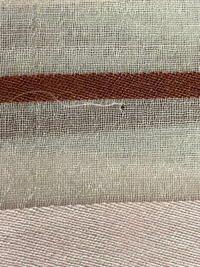 DIOR 
Striped silk and cashmere shawl in...