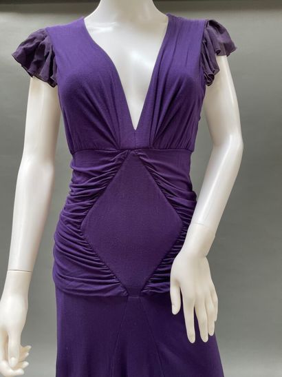 UNGARO FUCHSIA
Long purple jersey dress,...