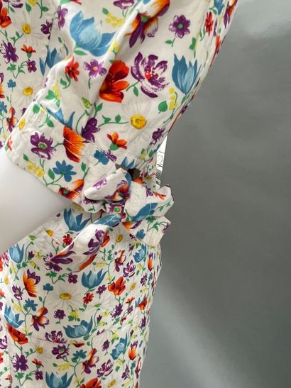 UNGARO Parallèle 
Floral-print cotton suit,...