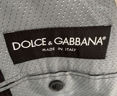 DOLCE & GABBANA Men 
Anthracite gray wool...