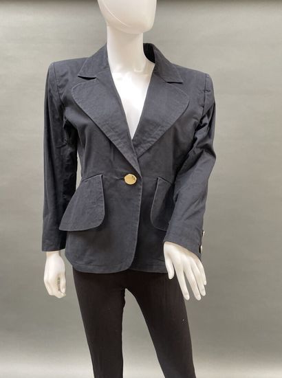 Yves SAINT LAURENT Rive Gauche, circa 1986–1987	
Black...