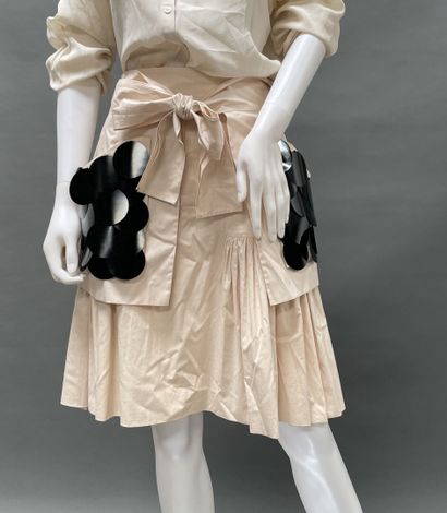 Angelo TARLAZZI
Beige cotton skirt with a...