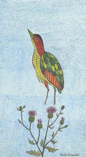 Keiko MINAMI (Toyama 1911 - Tokyo 2004)
Oiseaux
Huile...