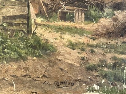 Édouard QUITTON (1842 - 1934) (École belge)
Basse...