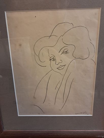 D'après Henri MATISSE
 (1869-1954)
Deux lithographies...