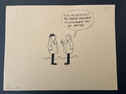 Jacques FAIZANT (1918-2006) 
On est donc...