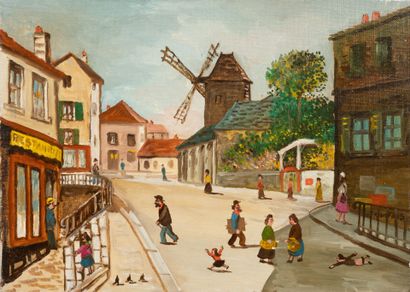 Jean FOUS (1901-1971)
Rue Girardon et le...