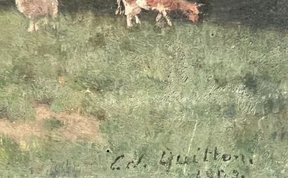 Édouard QUITTON (1842 - 1934) (École belge)
Basse...