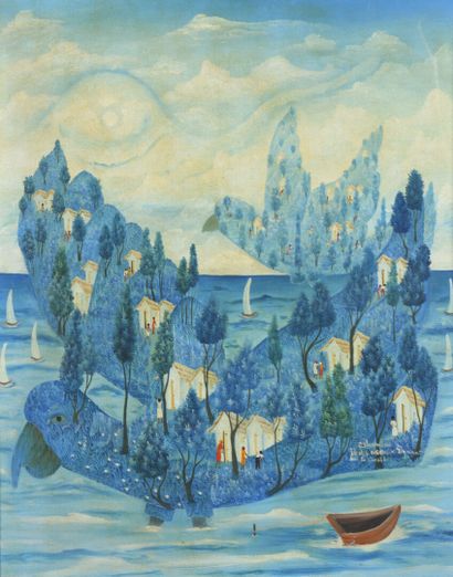 G. MAISIMOND (XXe siècle)
Île des oiseaux...