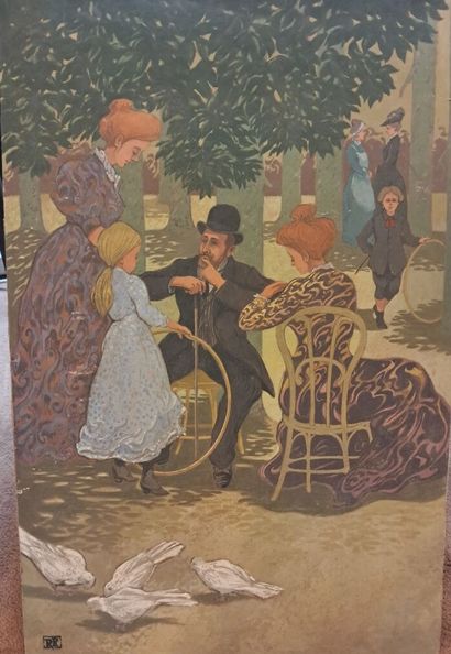 École française vers 1900
, dans le goût...