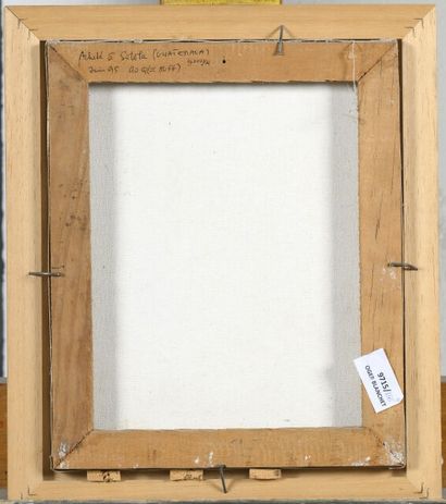 Trois huiles sur toile guatémaltèques : 

-...