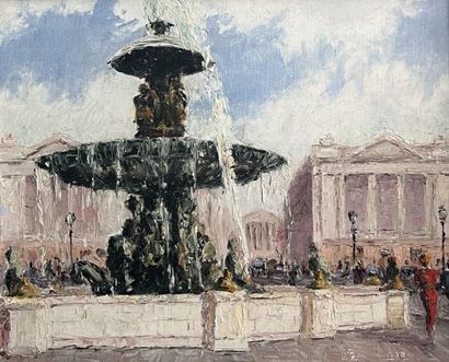 Henri VIAL (1892 - 1955)
Place de la Concorde
Huile...