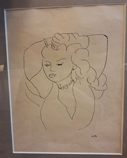 D'après Henri MATISSE
 (1869-1954)
Deux lithographies...