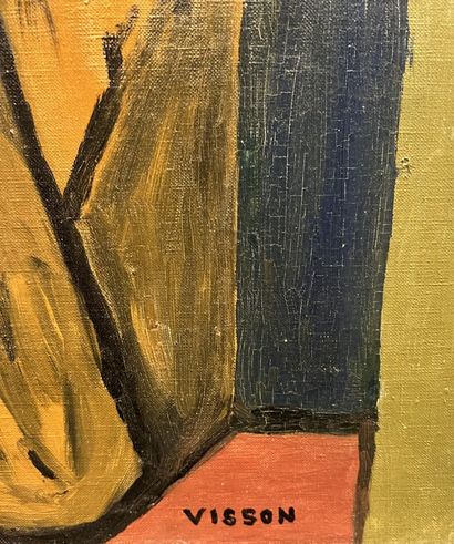 Philippe VISSON (1942-2008)
Femme mangeant...