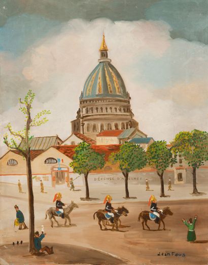 Jean FOUS (1901 -1971)
Les invalides
Huile...