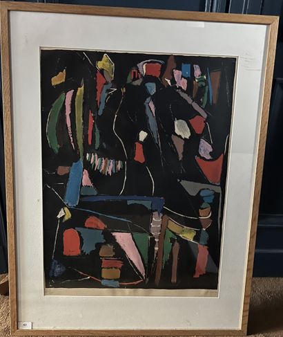 André LANSKOY (1902-1976)

Composition abstraite...
