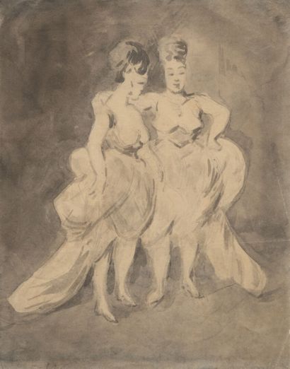 Attribué à Constantin GUYS (1802-1892)
Deux...
