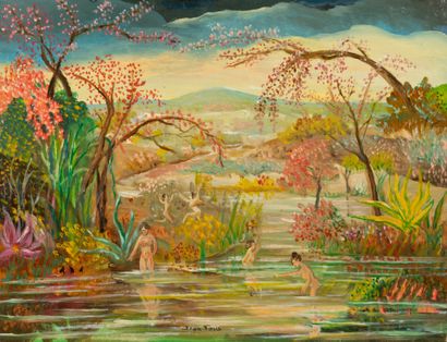 Jean FOUS (1901 - 1971)
L'âge d'or
Huile...