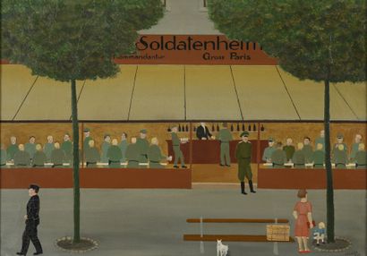 Louis-Auguste DECHELETTE (1894-1964) 
Soldatenheim...