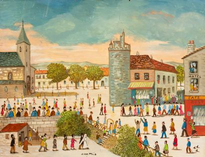 Jean FOUS (1901 - 1971)
Noce au village
Huile...