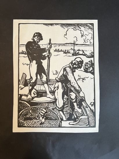 Lot d'œuvres sur papier
Esquisses, reproductions,...