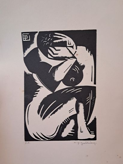 Pierre-Antoine GALLIEN (1896-1963)
Nu cubiste...