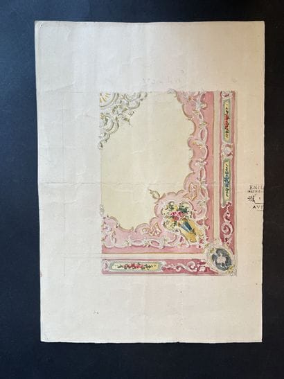 Lot d'œuvres sur papier
Esquisses, reproductions,...