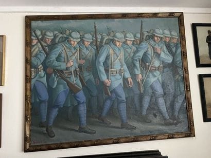 Jean AMBLARD (1911-1989)
Soldat en marche
Huile...