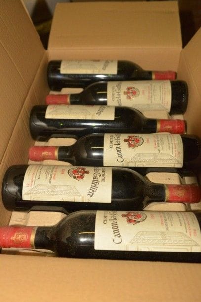 12 Bouteilles Château Canon-la-Gaffelière...