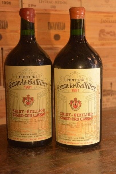 3 double Magnums Château Canon-la-Gaffelière,...