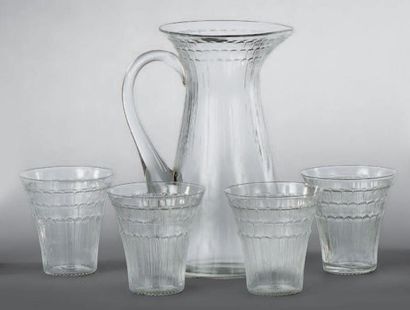RENE LALIQUE (1860-1945)
Service à orangeade...
