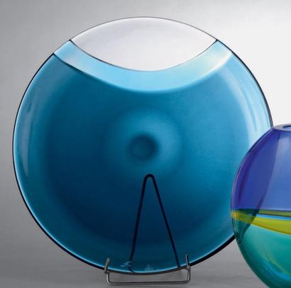 Salviati - Murano
Grande coupe en verre à...