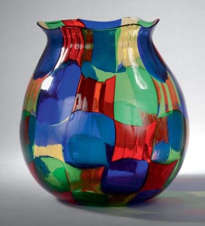 Carlo MORETTI (XXe siècle)
Grand vase tronconique...