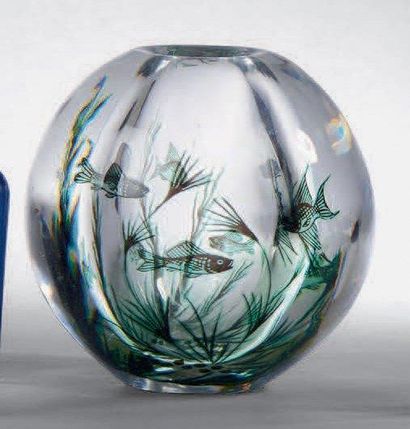 Edvard HALD (1883-1980)
Vase Poissons Petit...