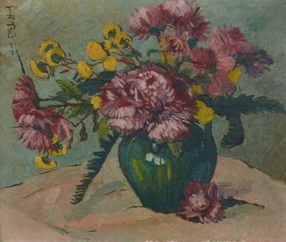 PAN YULIANG (1895-1977)
Bouquet de chrysanthèmes...