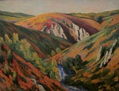 Henri PERRIN-MAXENCE (1872-1944)
Vue de Crozont...