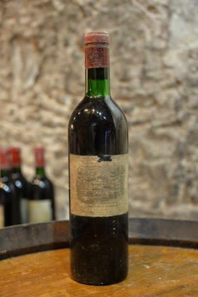 1 Bouteille Château Lafite Rothschild 1972,...