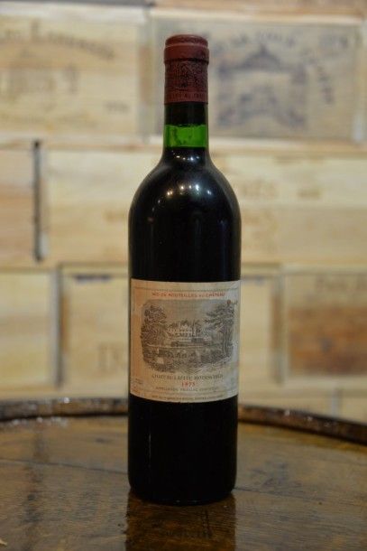 1 Bouteille Château Lafite Rothschild 1975,...