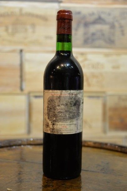 1 Bouteille Château Lafite Rothschild 1976,...