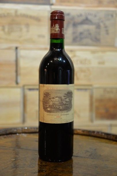 1 Bouteille Château Lafite Rothschild 1986,...