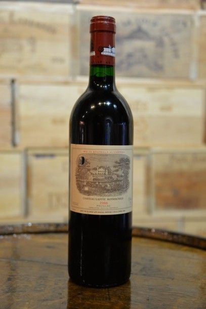 1 Bouteille Château Lafite Rothschild 1988,...