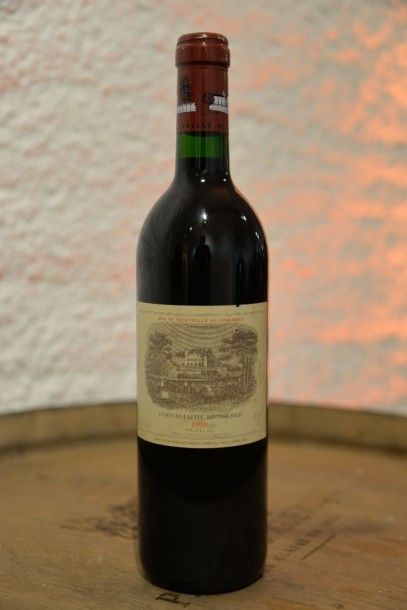 1 Bouteille Château Lafite Rothschild 1990,...
