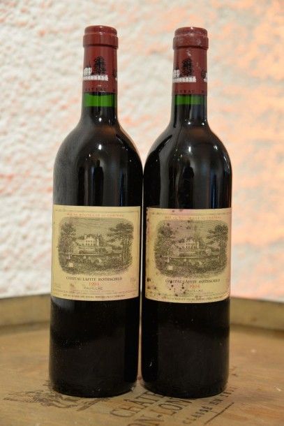 2 Bouteilles Château Lafite Rothschild 1994,...