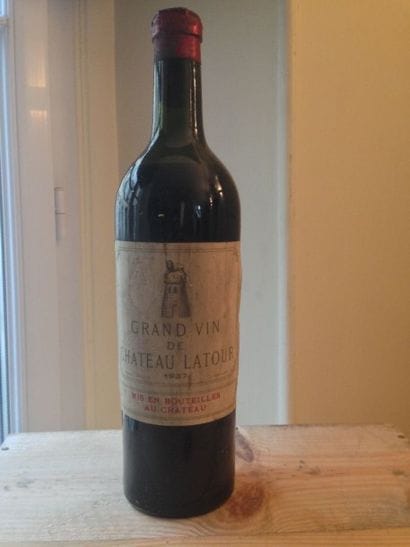 1 Bouteille Château Latour 1937, niveau:...