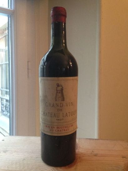 1 Bouteille Château Latour 1937, niveau:...