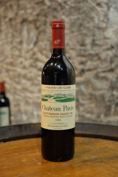 1 Bouteille Château Pavie 1998.